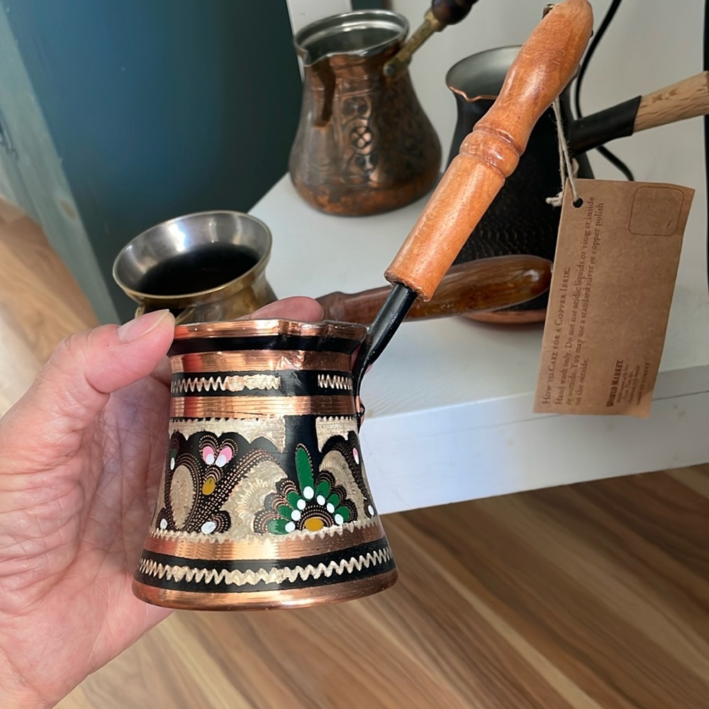 Copper Ibrick (Turkish Coffee Maker)